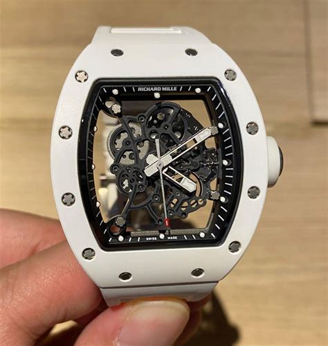 richard mille rm055 white|richard mille bubba watson price.